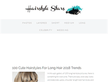 Tablet Screenshot of hairstylestars.com